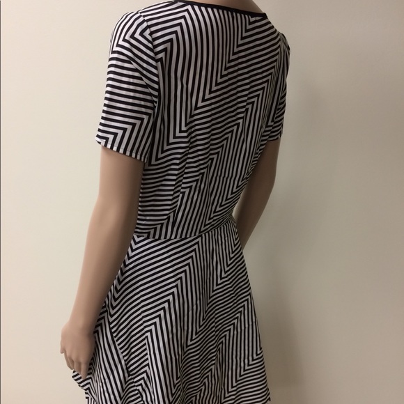Stripe BCBG MaxAzria Mini Dress LAST CHANCE - Picture 2 of 4